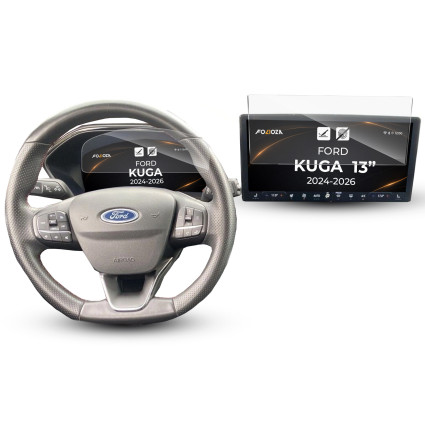 Folia na ekran i licznik Ford Kuga 13" 2024-2026