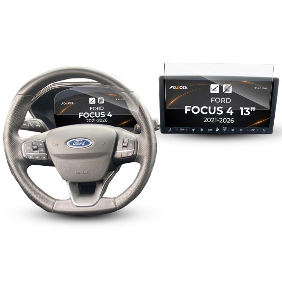 Folia na ekran i licznik Ford Focus 4 13" 2021-2026