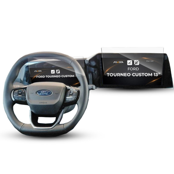 Folia na ekran i licznik Ford Tourneo Custom 13" 2024-2026