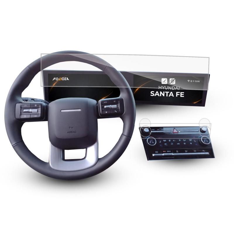 Folia na ekran i panel klimatyzacji Hyundai Santa Fe 2023-2026