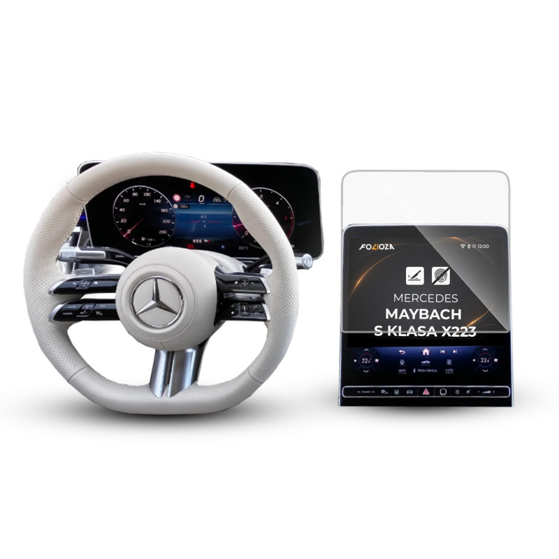 Folia na ekran Mercedes Maybach S-Klasa X223 12,8" 2020-2026
