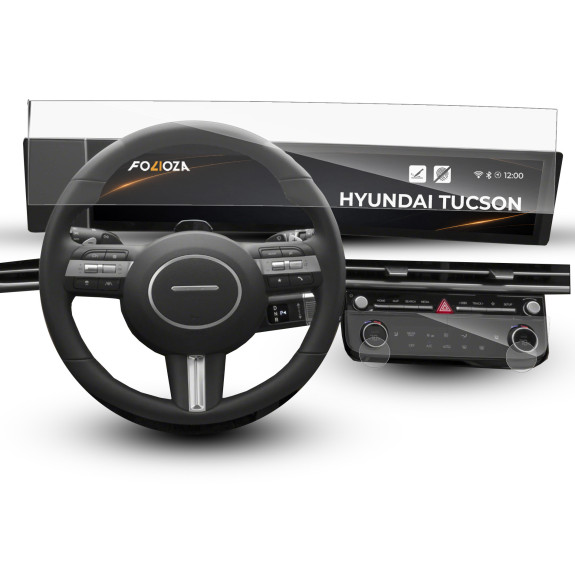 Zestaw 4x folii na wyświetlacze Hyundai Tucson 2024-2026
