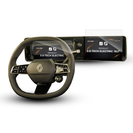 Folia na ekran i licznik Renault 5 E-Tech electric 10,1'' 2025-2026
