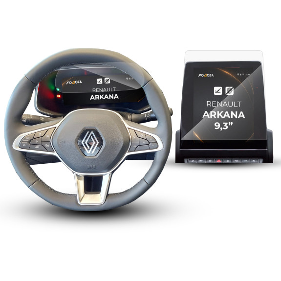 Folia na ekran i licznik Renault Arkana 9,3'' 2021-2026