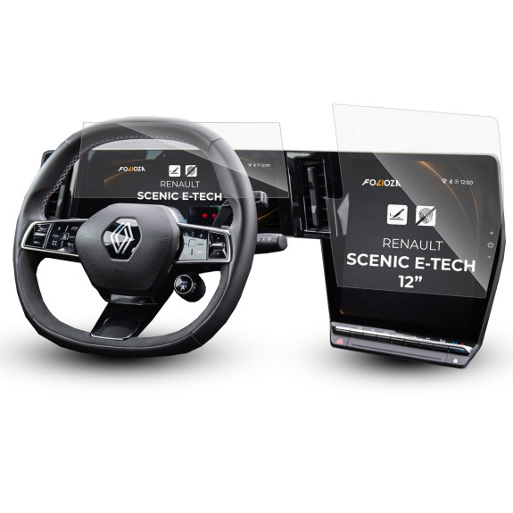 Folia na ekran i licznik Renault Scenic E-Tech 12'' 2024-2026