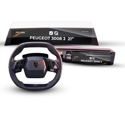 Folia na ekran i panel klimatyzacji Peugeot 3008 3 21'' 2024-2026