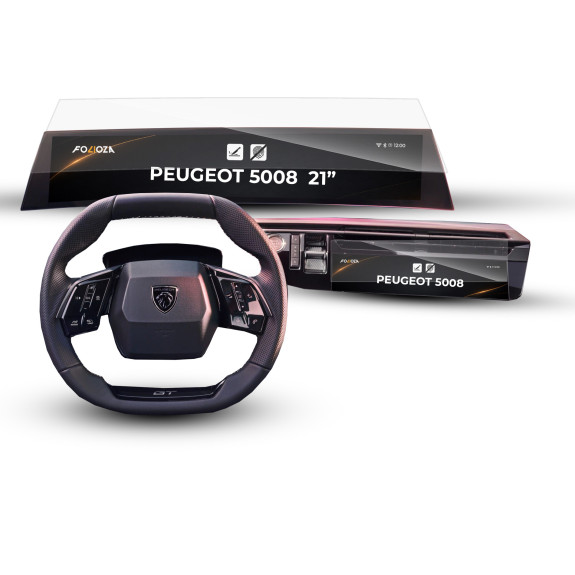 Folia na ekran i panel klimatyzacji Peugeot 5008 3 21'' 2024-2026
