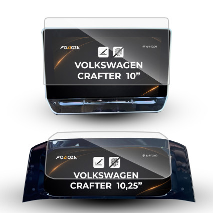 Folia na ekran i licznik Volkswagen Crafter 10'' 2024-2026