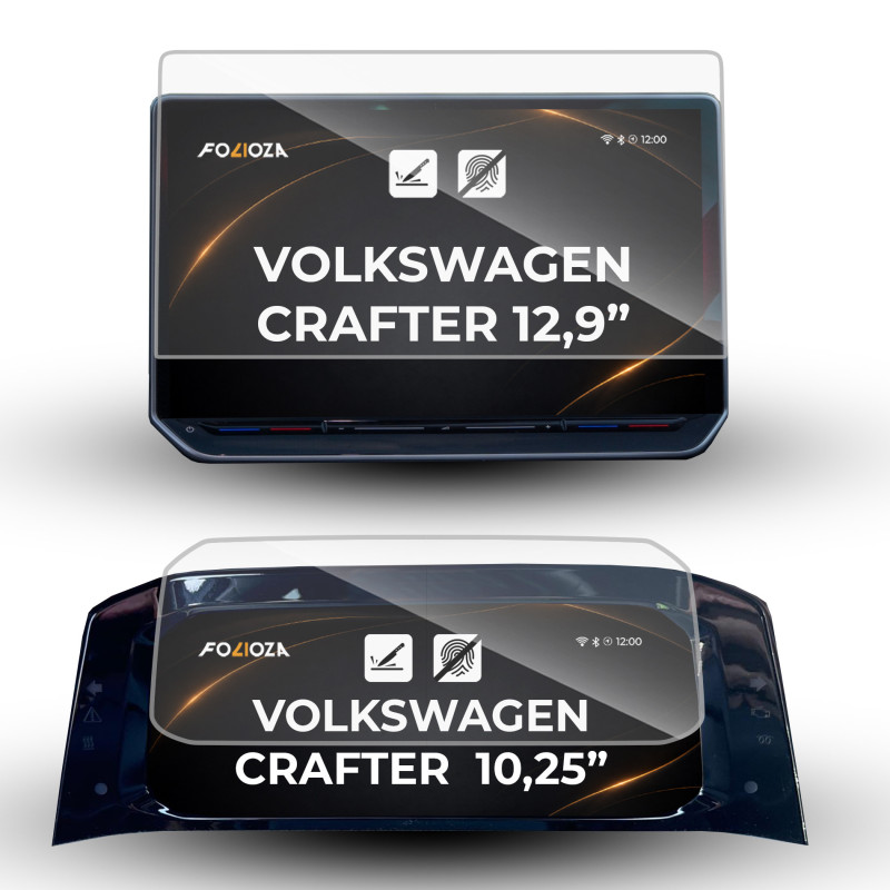 Folia na ekran i licznik Volkswagen Crafter 12,9'' 2024-2026