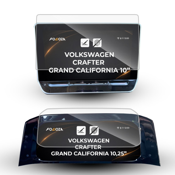 Folia na ekran i licznik Volkswagen Crafter Grand California 10'' 2024-2026
