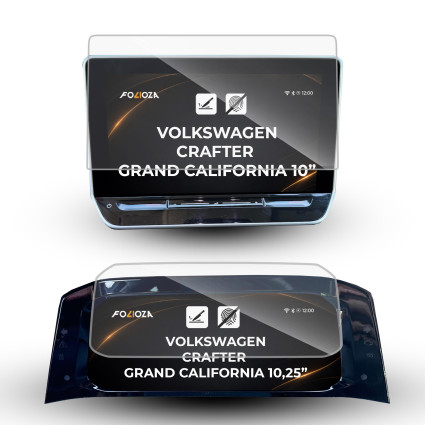Folia na ekran i licznik Volkswagen Crafter Grand California 10'' 2024-2026
