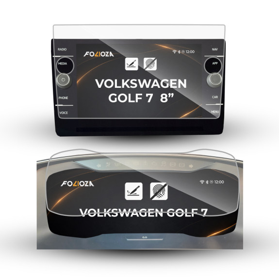 Folia na ekran i licznik Volkswagen Golf 7 8'' 2017-2020