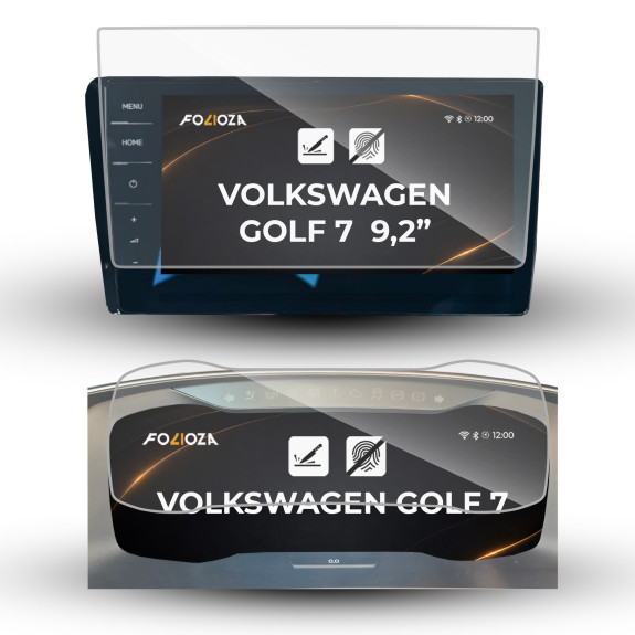 Folia na ekran i licznik Volkswagen Golf 7 9,2'' 2017-2020