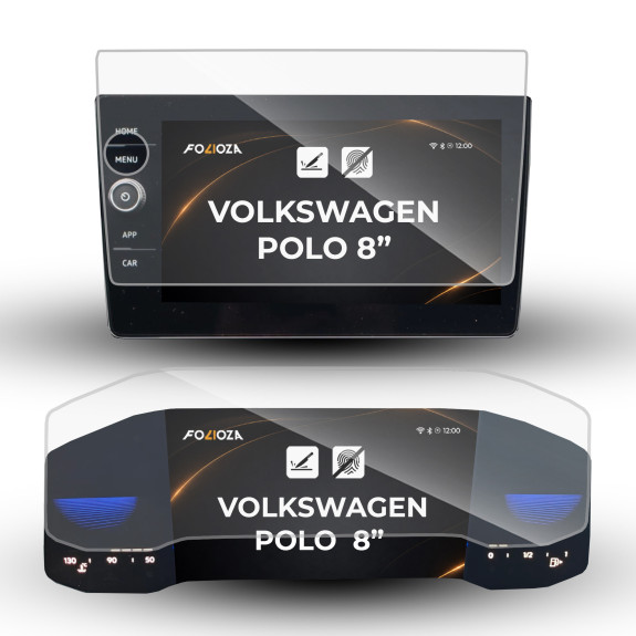 Folia na ekran 8" i licznik 8" Volkswagen Polo 2017-2026
