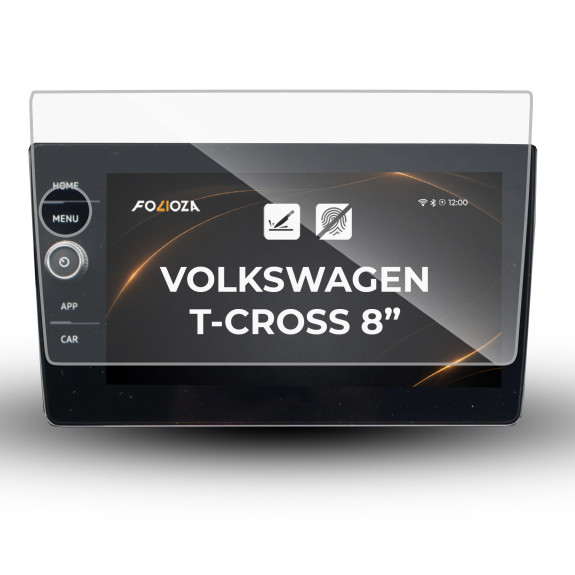 Folia na ekran Volkswagen T-Cross 8" 2019-2026