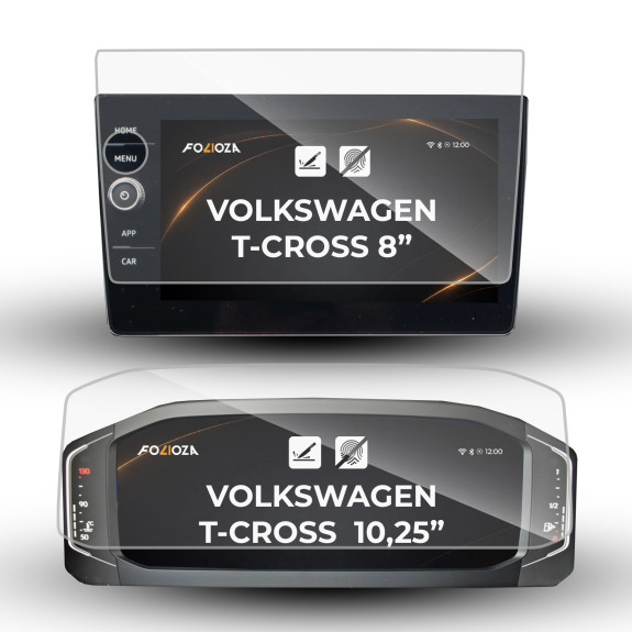 Folia na ekran 8" i licznik 10,25" Volkswagen T-Cross 2019-2026