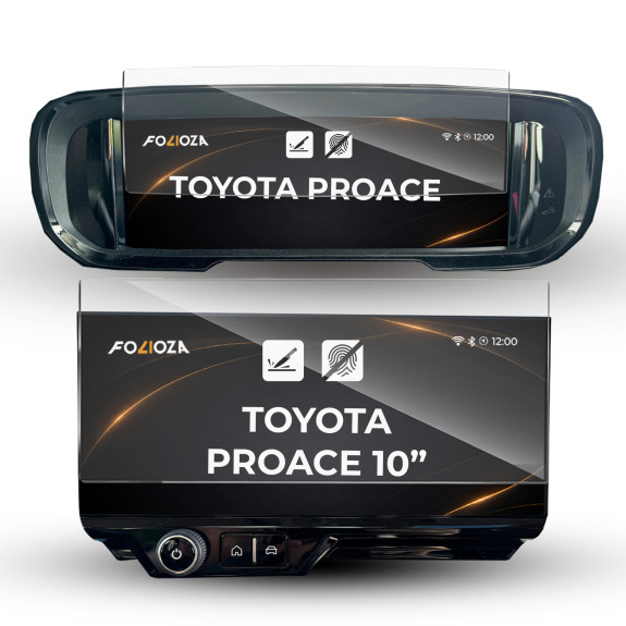 Folia na ekran i licznik Toyota Proace 10" 2024-2026