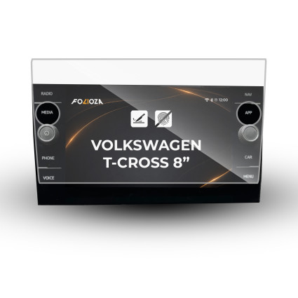 Folia na ekran Volkswagen T-Cross 8" 2019-2023