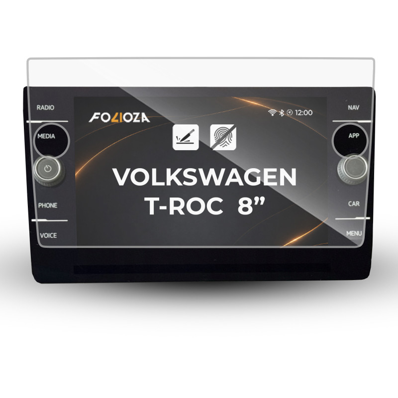 Folia na ekran Volkswagen T-Roc 8" 2018-2025