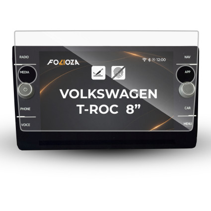 Folia na ekran Volkswagen T-Roc 8" 2018-2025