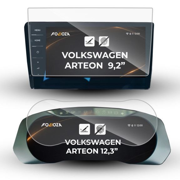 Folia na ekran 9,2" i licznik 12,3" Volkswagen Arteon 2017-2026