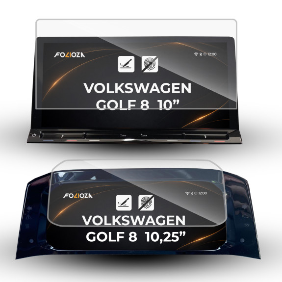 Folia na ekran i licznik Volkswagen Golf 8 10'' 2020-2024