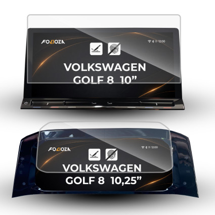 Folia na ekran i licznik Volkswagen Golf 8 10'' 2020-2024