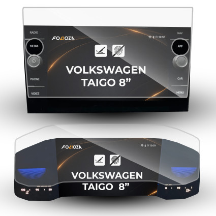 Folia na ekran 8" i licznik 8" Volkswagen Taigo 2021-2023