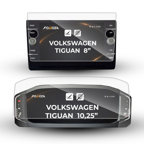 Folia na ekran 8" i licznik 10,25" Volkswagen Tiguan 2017-2023