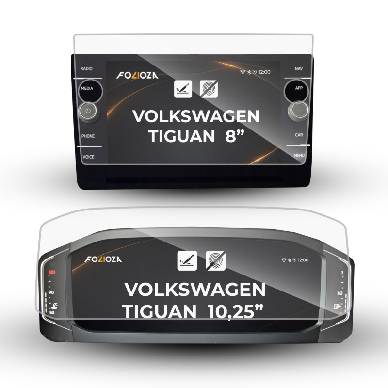 Folia na ekran 8" i licznik 10,25" Volkswagen Tiguan 2017-2023