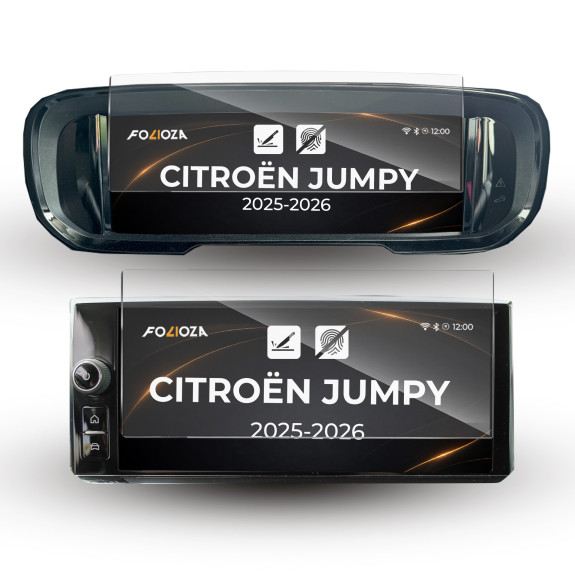Folia na ekran i licznik Citroen Jumpy 10" 2025-2026