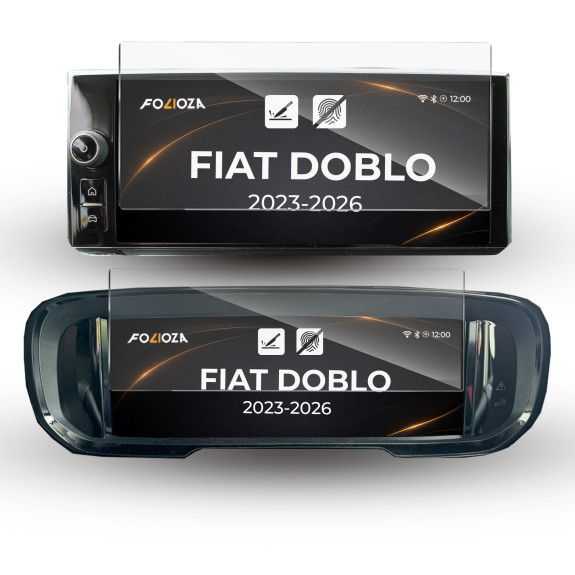 Folia na ekran i licznik Fiat Doblo 10" 2023-2026