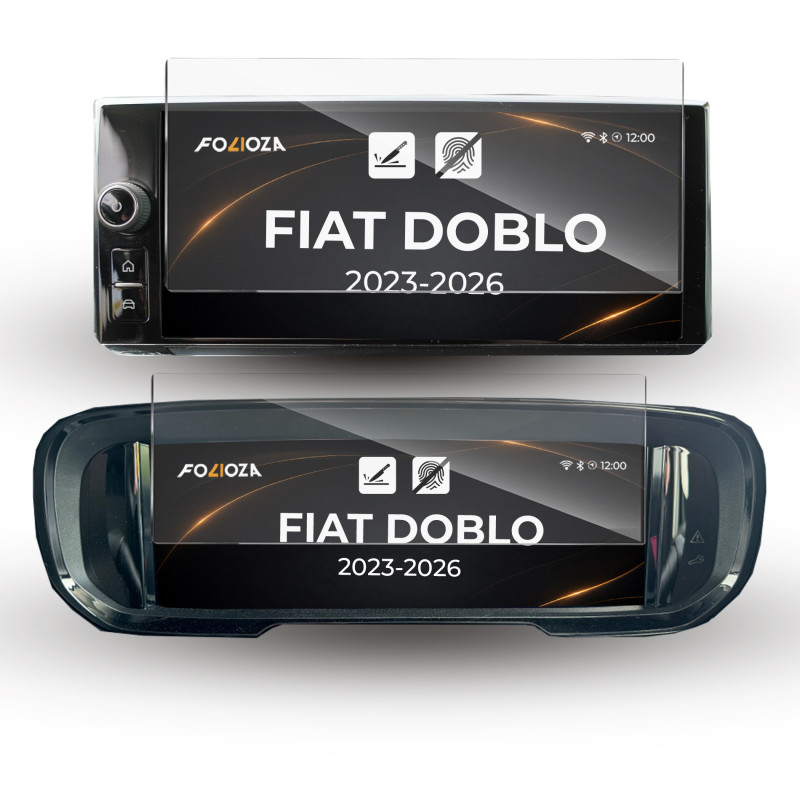 Folia na ekran i licznik Fiat Doblo 10" 2023-2026