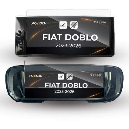 Folia na ekran i licznik Fiat Doblo 10" 2023-2026