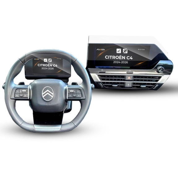 Folia na ekran i licznik Citroen C4 10" 2024-2026