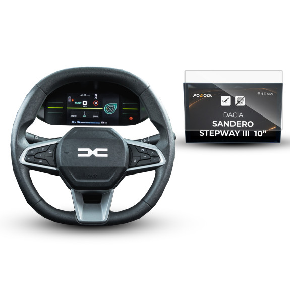 Folia na ekran Dacia Sandero Stepway III 10" 2024-2026