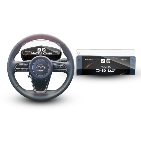 Folia na ekran MAZDA CX-60 12,3” 2022-2026 (z czujnikiem)