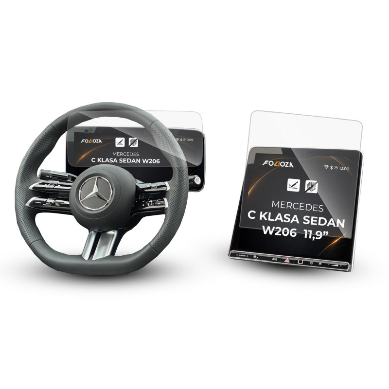 Folia na ekran i licznik Mercedes C Klasa Sedan W206 11,9” 2021-2026