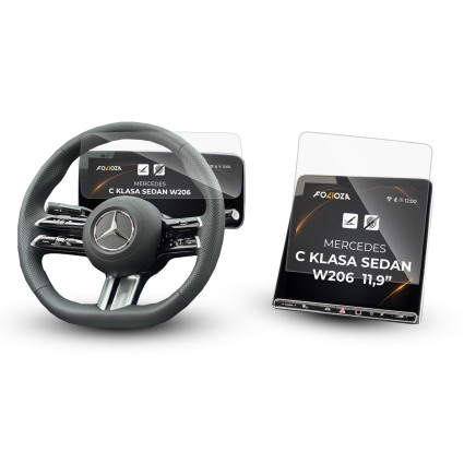 Folia na ekran i licznik Mercedes C Klasa Sedan W206 11,9” 2021-2026