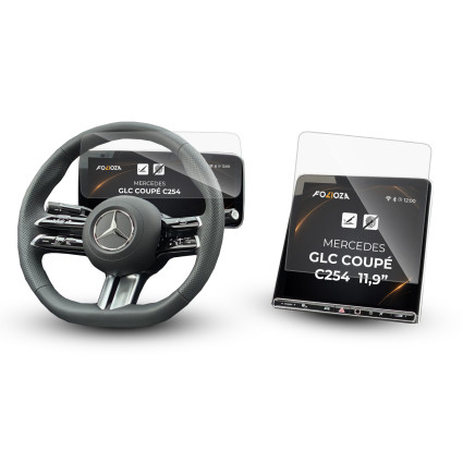 Folia na ekran i licznik Mercedes GLC Coupé C254 11,9” 2022-2026